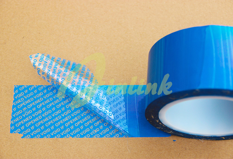 Total transfer Tamper evident security tape