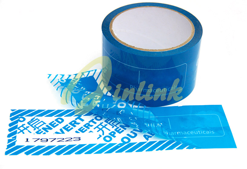 Total transfer Tamper evident security tape