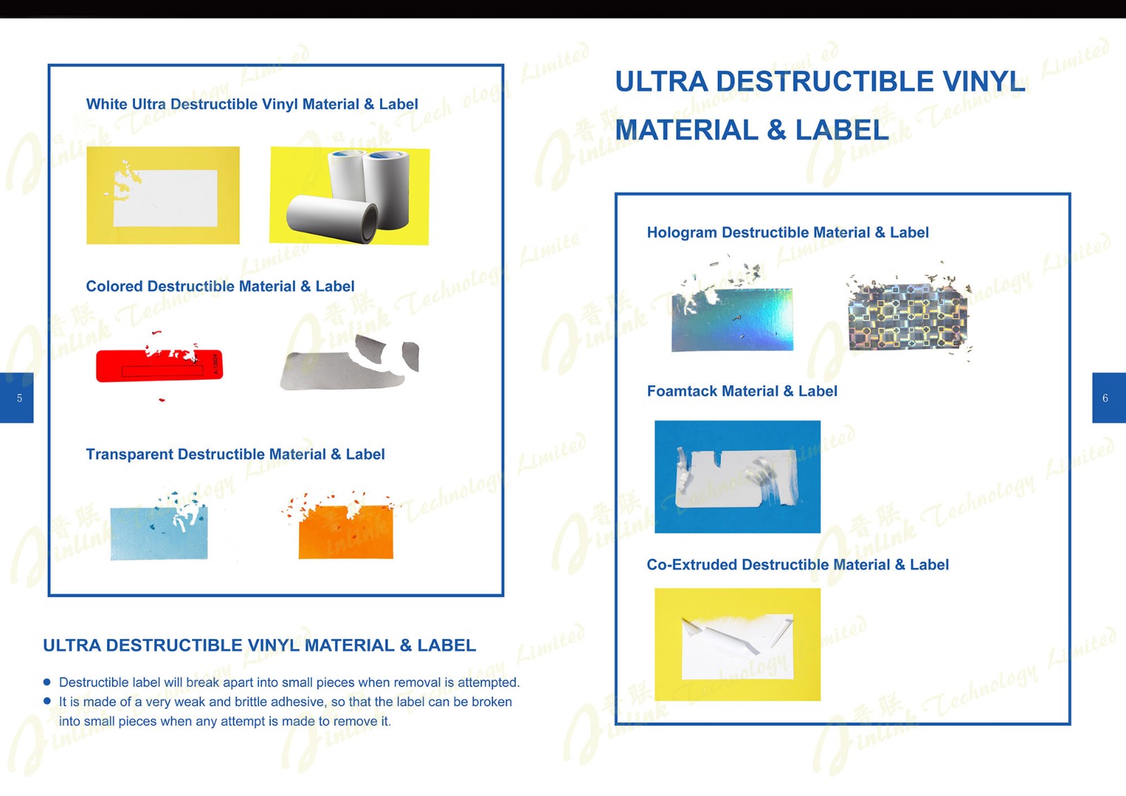 Specific Method of Destructible Label Material Making