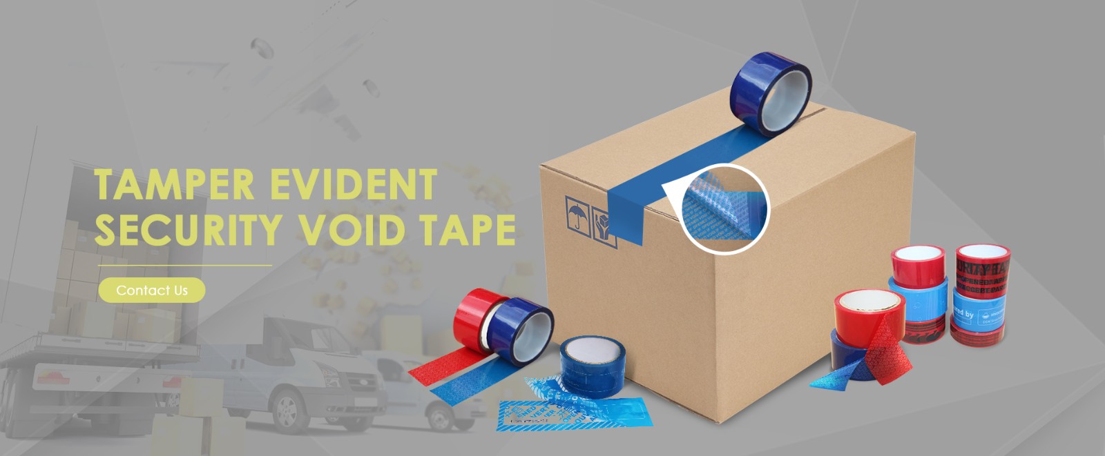 Application and function of Tamper Evident Security label and tape