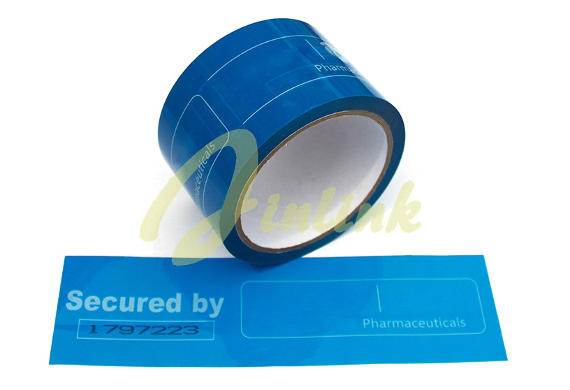 Tamper evident security tape for bags