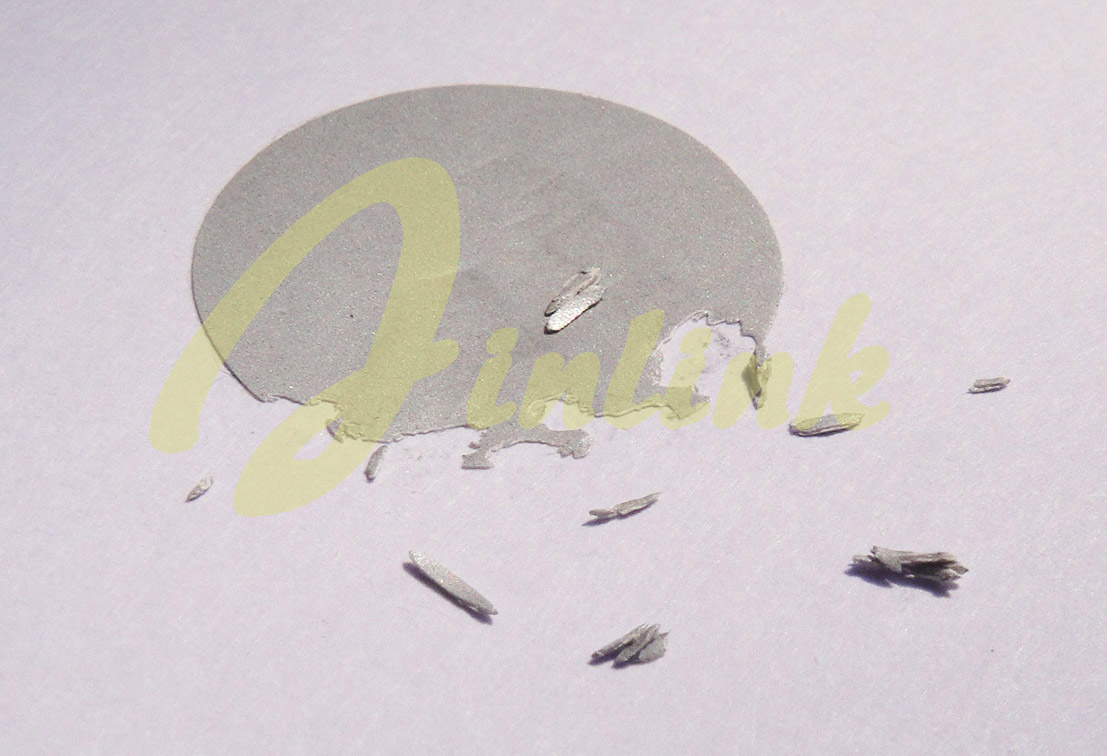 Silver Destructible Vinyl Label Material