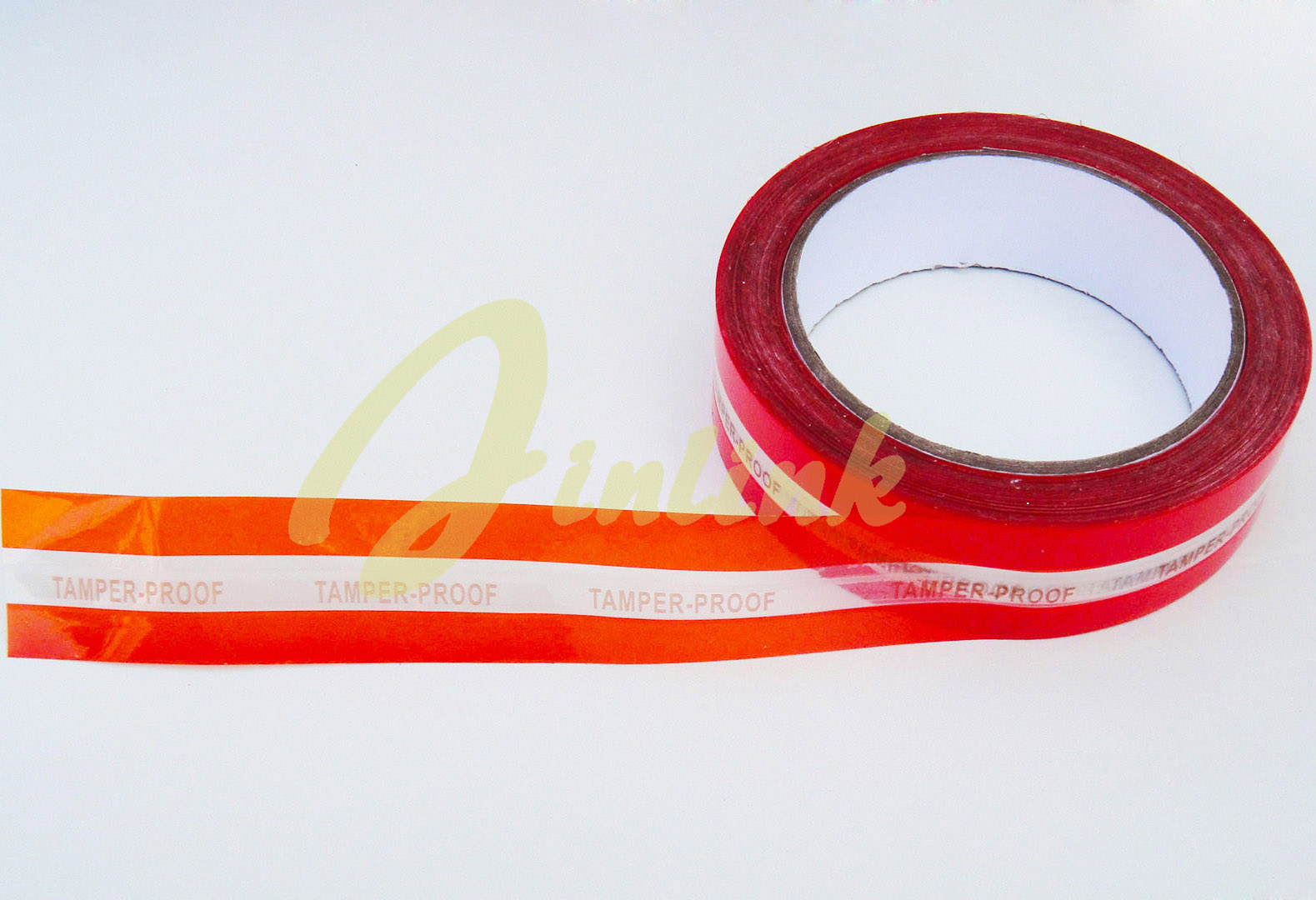 Tamper evident security tape for bags