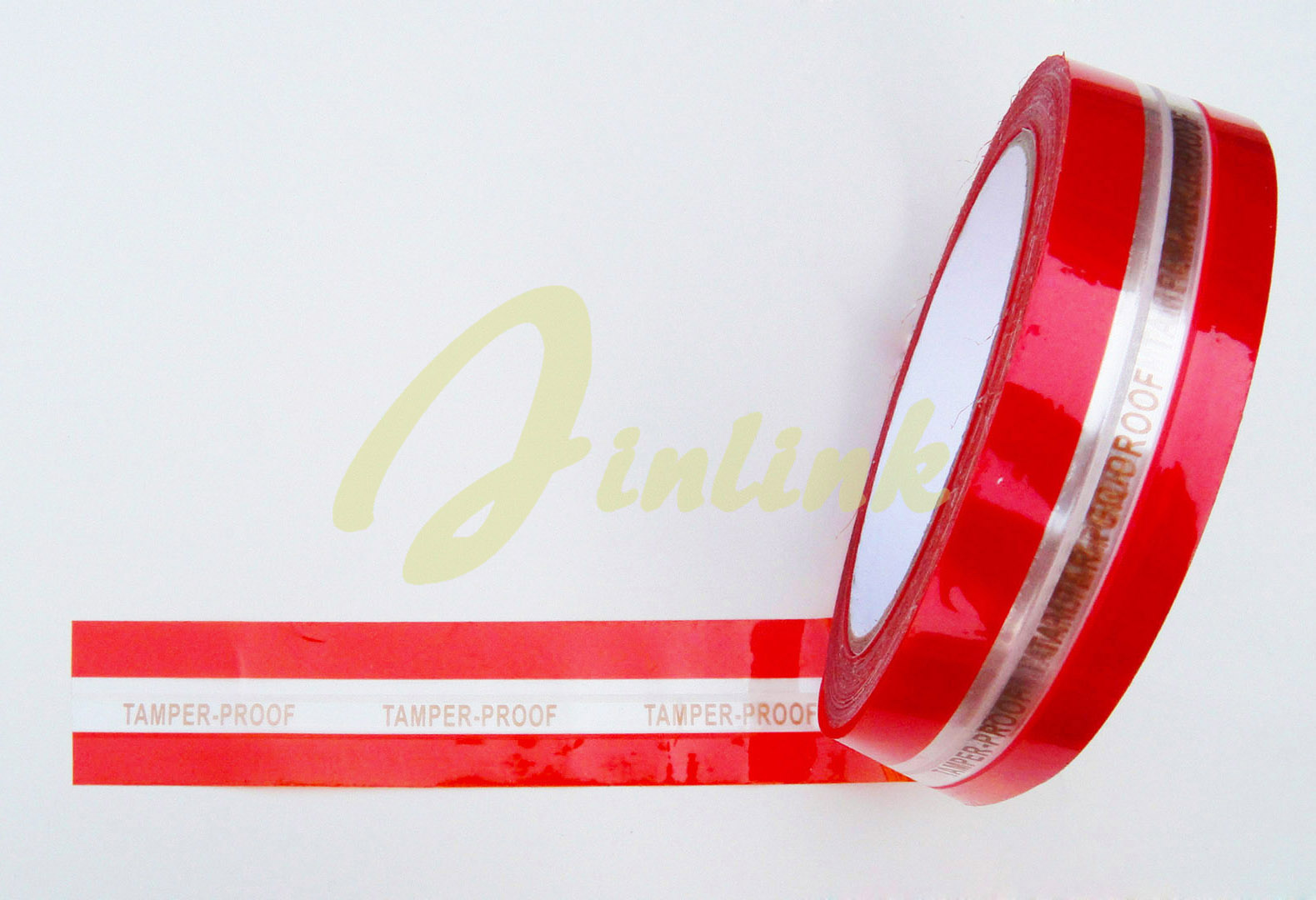 Tamper evident security tape for bags